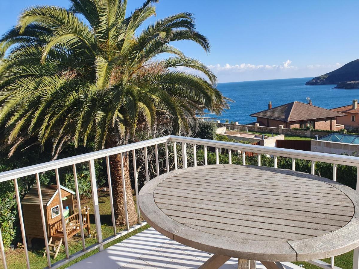Villa Vistas Al Mar, Urbanizacion Privada Con Piscina De Agua Salada Ajo Kültér fotó