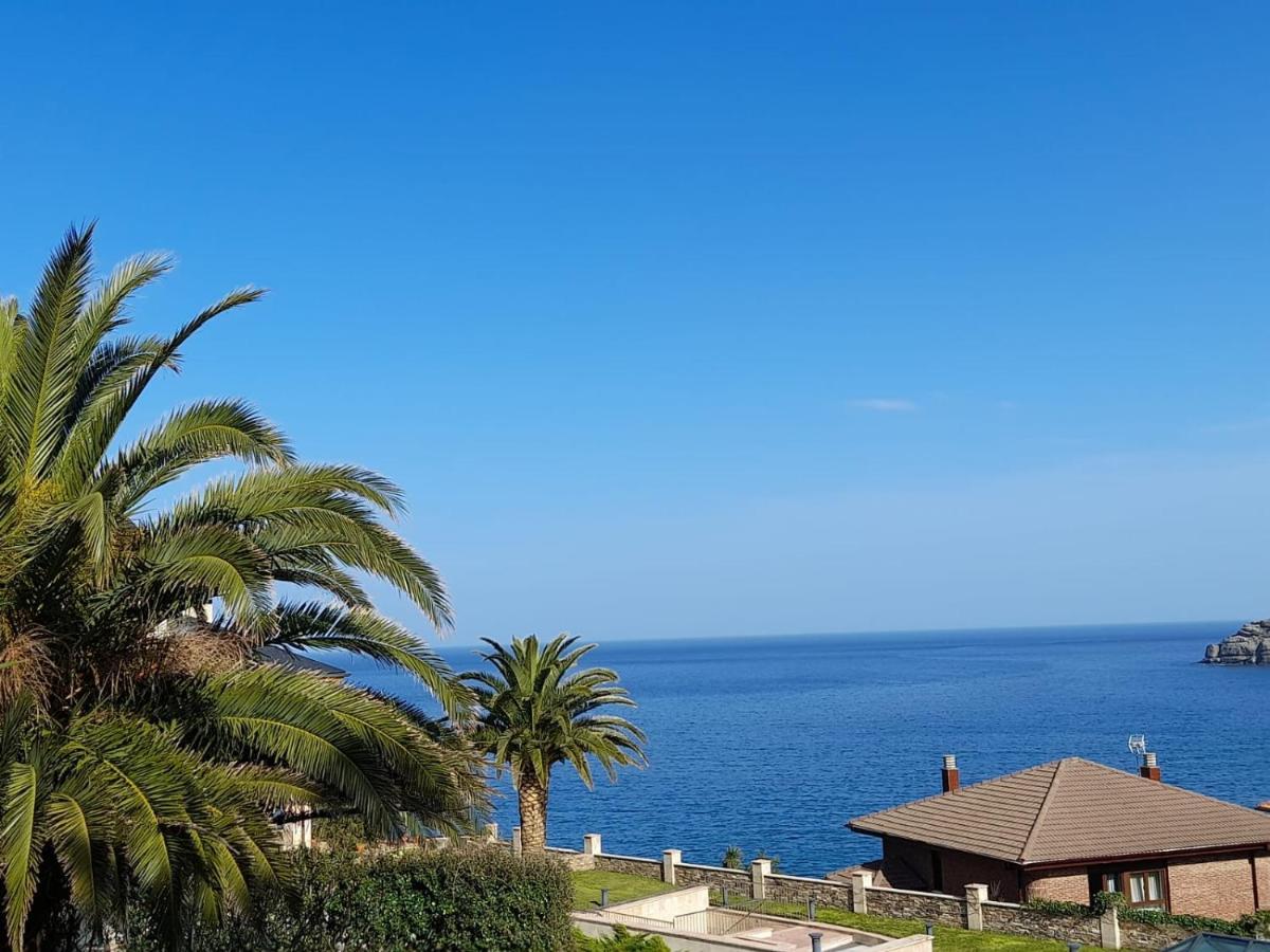 Villa Vistas Al Mar, Urbanizacion Privada Con Piscina De Agua Salada Ajo Kültér fotó