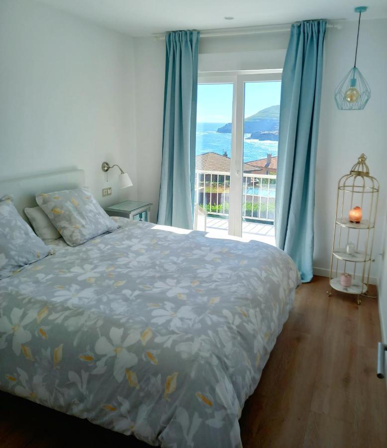 Villa Vistas Al Mar, Urbanizacion Privada Con Piscina De Agua Salada Ajo Kültér fotó